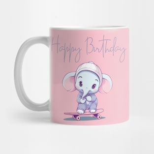 happy birthday elephant Mug